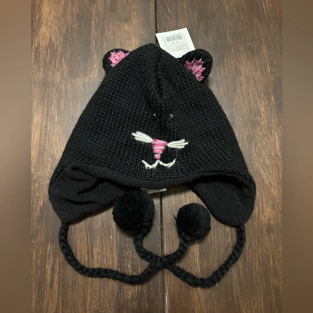 Kids Knit Mittens & Matching Hat